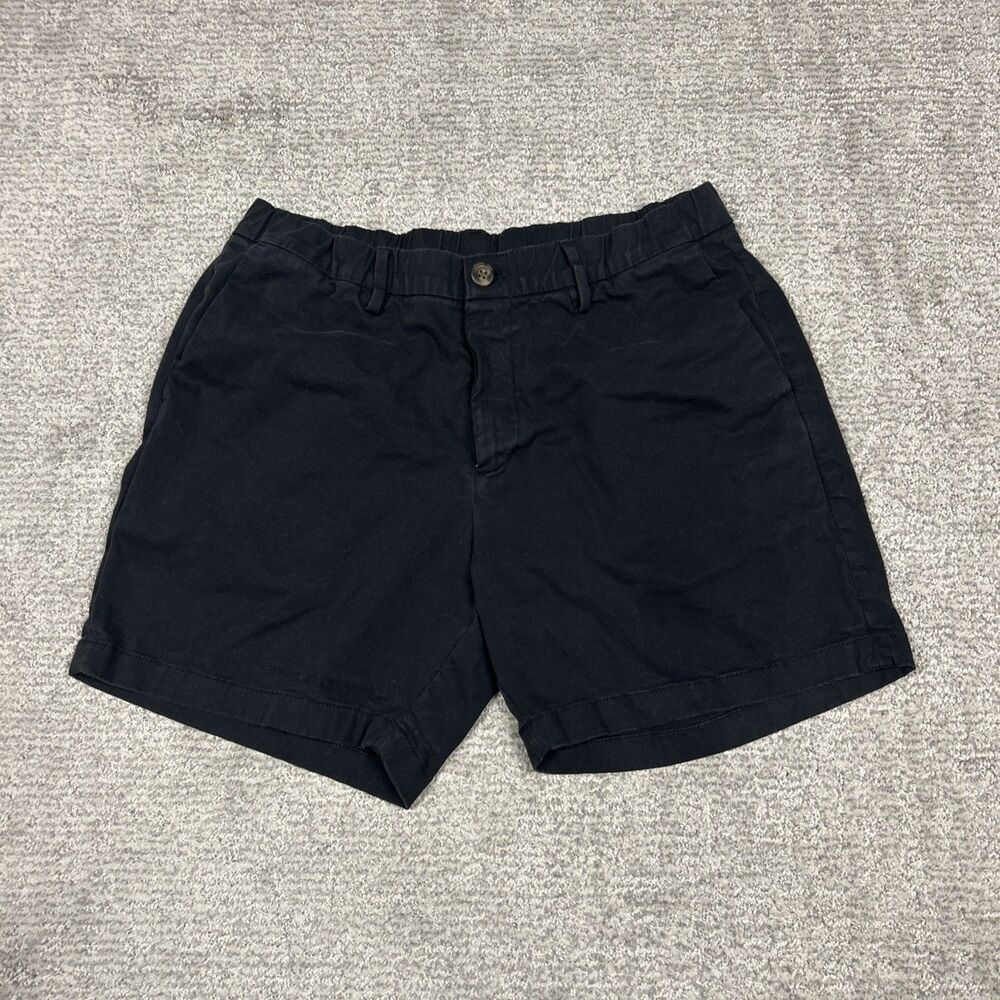 Bear Bottom Shorts Mens Large Black 5.5” Inseam Stretch Pockets Chino